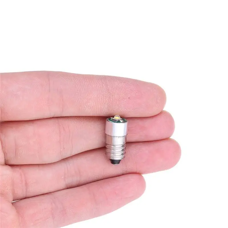 Светодиодный фонарик E10 3 Вт 200 лм сменная лампа постоянного тока 3-18 в белый 1 шт.