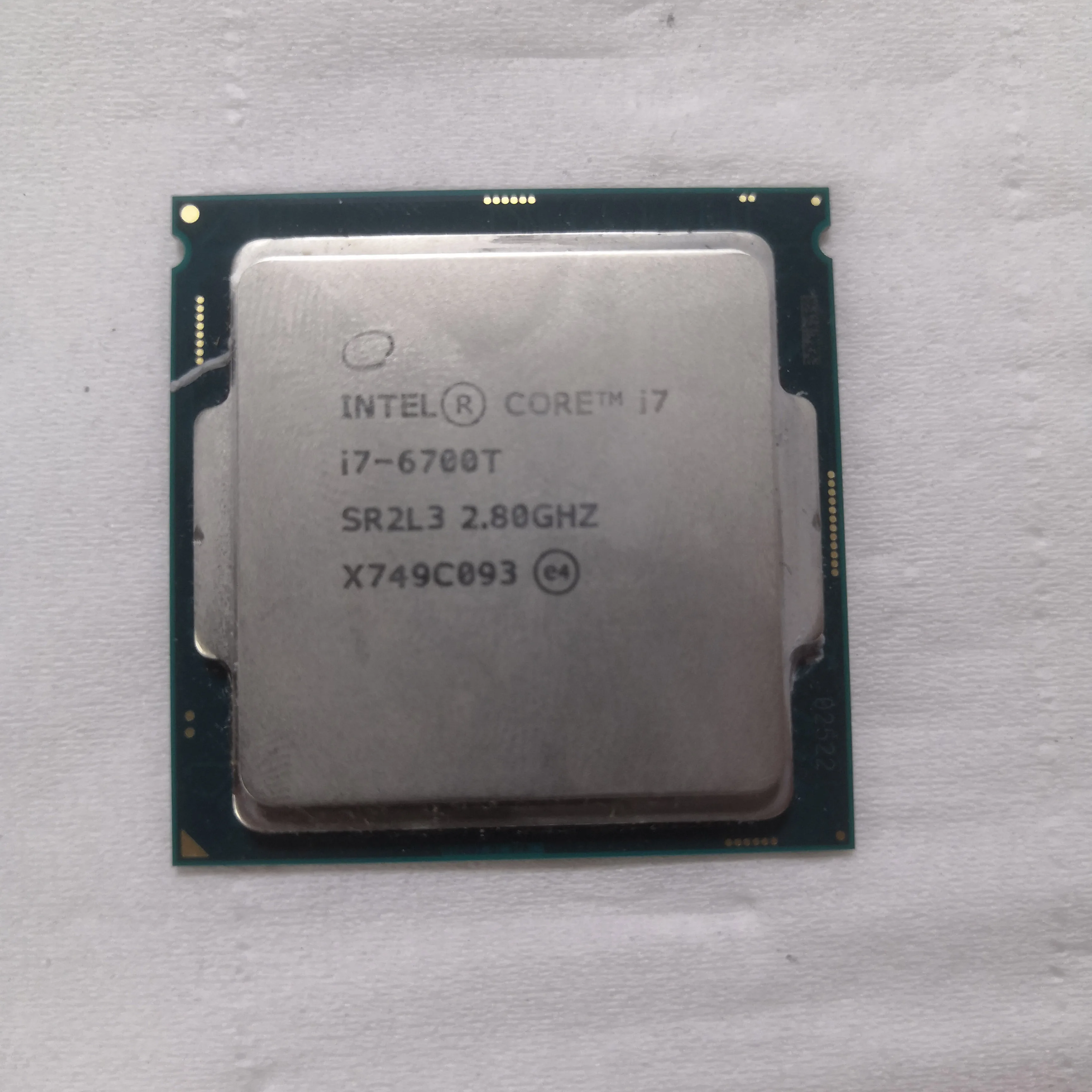 

Intel-i7-6700T SR2L3 procesador Intel Core i7 6700T, 2,8 GHz, cuatro núcleos, ocho hilos, 35w, CPU LGA 1151