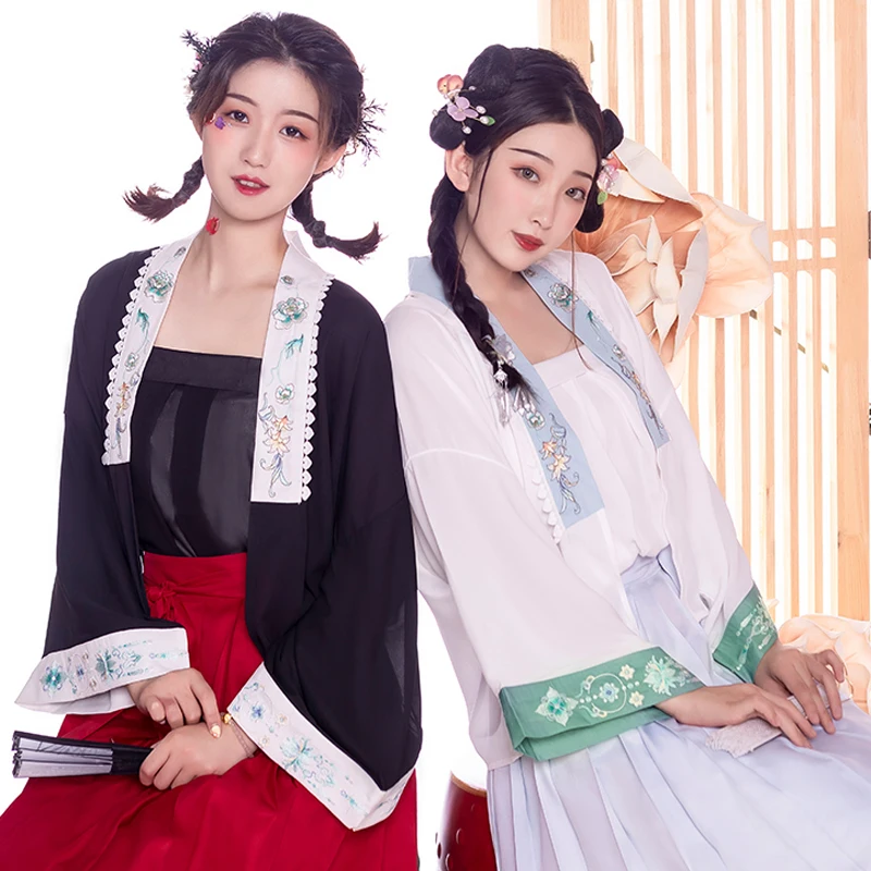 

Женский традиционный танцевальный костюм ханьфу в китайском стиле, одежда принцессы династии песни, восточные сказочные платья, одежда для...