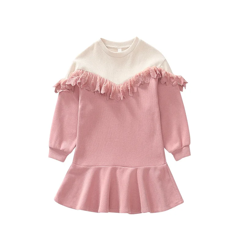 Детская юбка принцессы для девочек бархатное кружевное платье от 3 до 14 лет