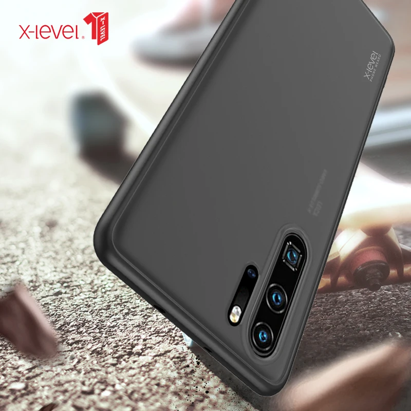 x level transparent case for huawei p30 pro hard matte pc soft silicone edge back phone cover for huawei p30 lite case p30 free global shipping