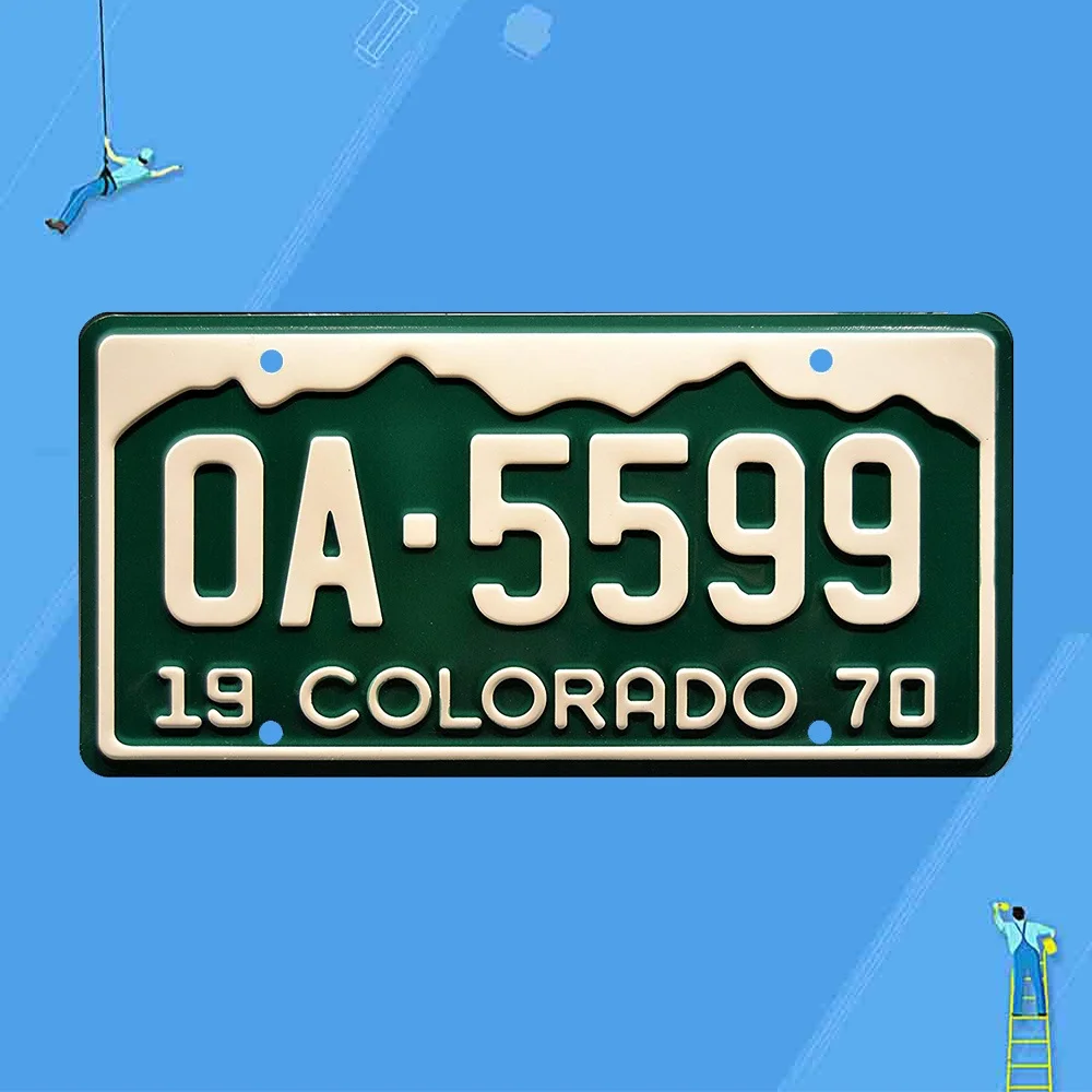 

Vanishing Point 1970 Dodge Challenger Metal Stamped Vanity Prop License Plate