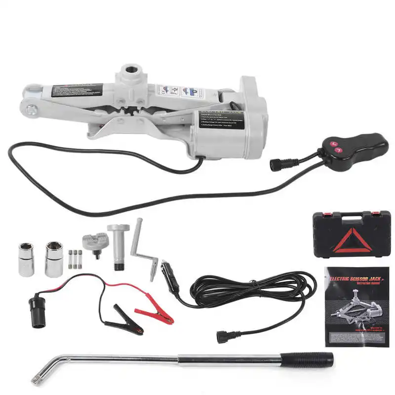 Подъемный кран Электрический автомобильный домкрат с шиновым ключом 3 тонны 12 В 42