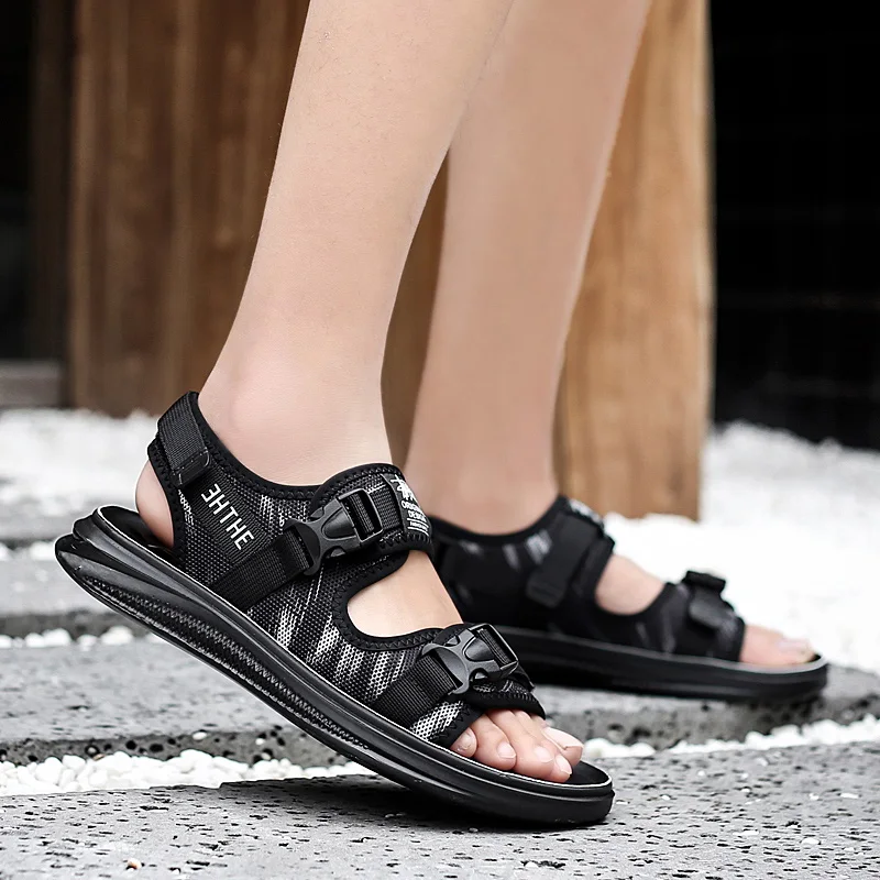 

Mens Walking Sandals Men Sandals In Men's Shoes Slippers Summer Roman Slip On Sandal Shoe Male For