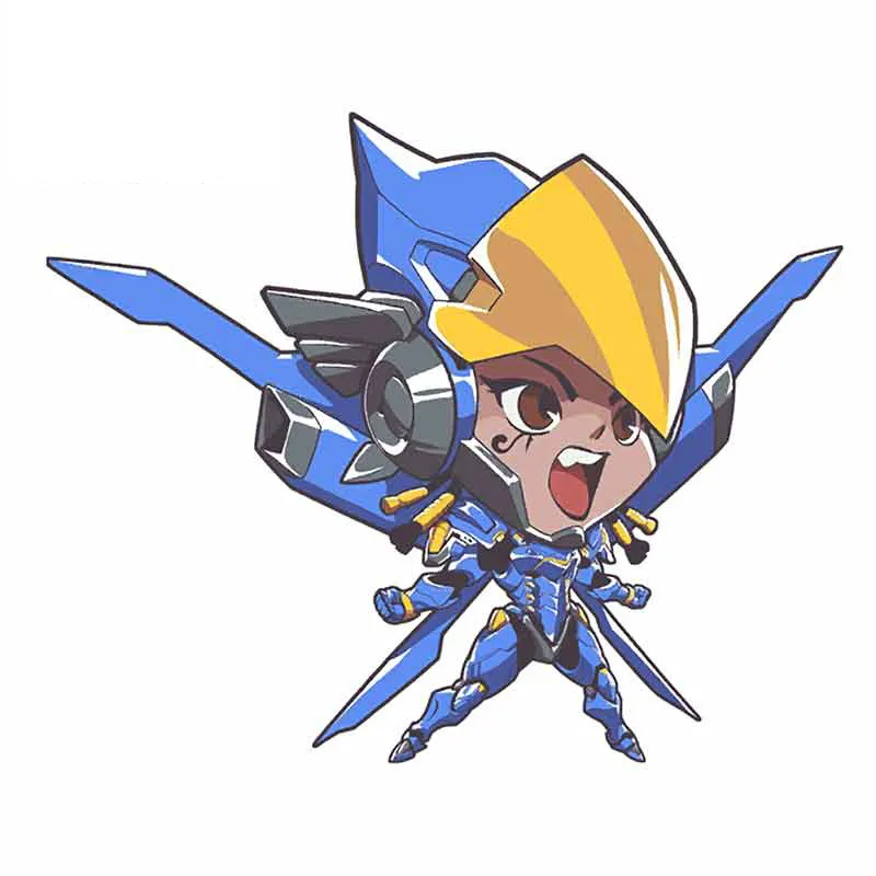 

Интересная наклейка Pharah для автомобиля, аксессуары, автомобильный Стайлинг, наклейка, Виниловая наклейка на окно автомобиля, царапины, прим...