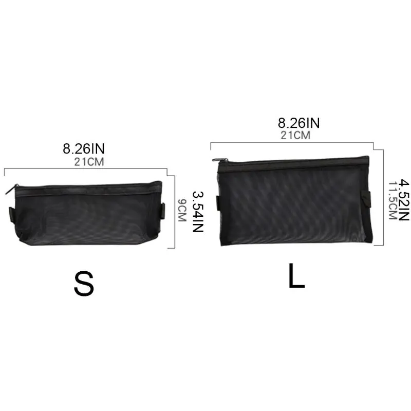 

Women Portable Travel Mesh Cosmetic Makeup Bag Toiletry Case Coin Purse Storage Pouch Organizer