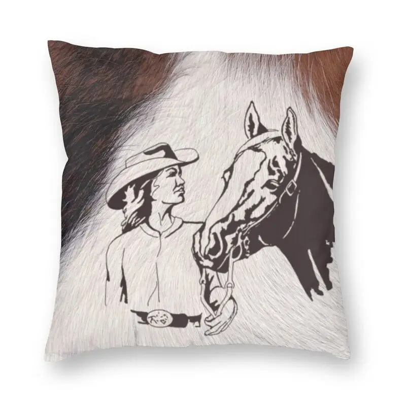 

Наволочки из воловьей кожи с изображением лошади, коровьей шерсти