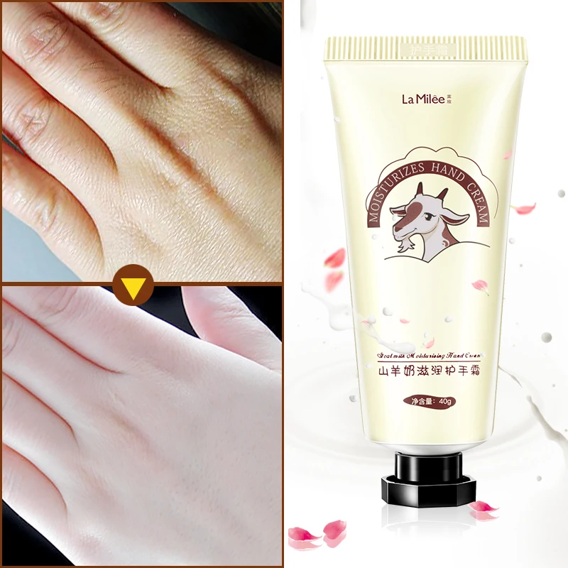 Отбеливающий крем для рук Goatmilk против сухости увлажняющий покрытия уход за