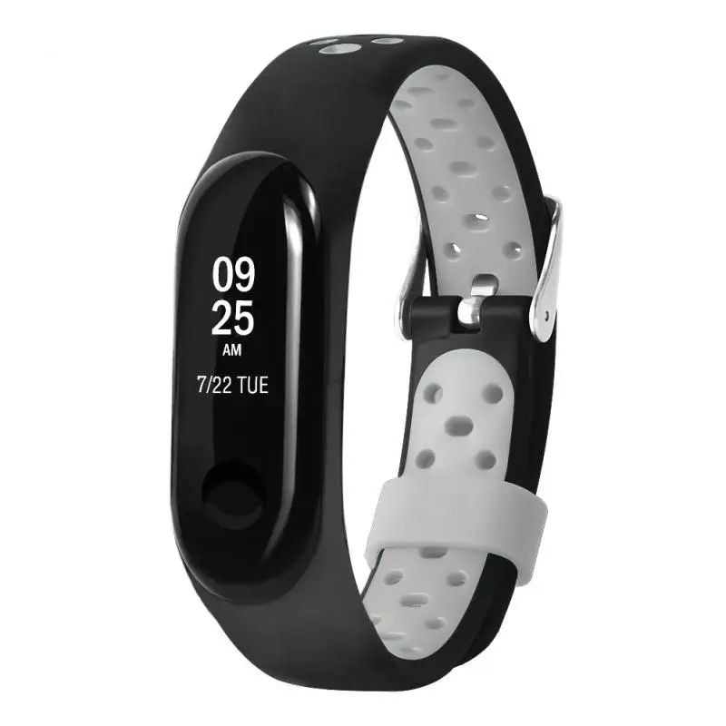 

Breathable Strap For Xiaomi Mi Band 3 Silicone Wristband Bracelet Replacement For Xiaomi MiBand 3 Wrist Color TPU Strap