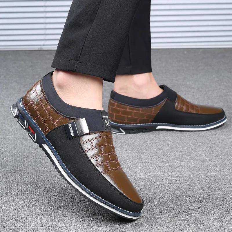 

Plus Size 38-48 NEW 2020 Genuine Leather Men Casual Shoes Brand Mens Loafers Moccasins Breathable Slip on Driving Shoes XS6086