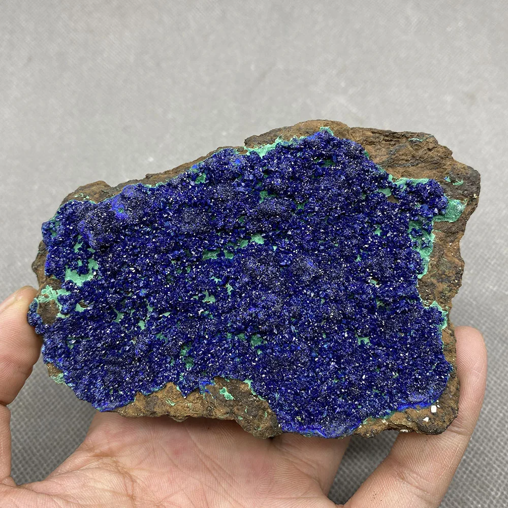 

Natural azurite mineral cristal espécime da província de anhui, china
