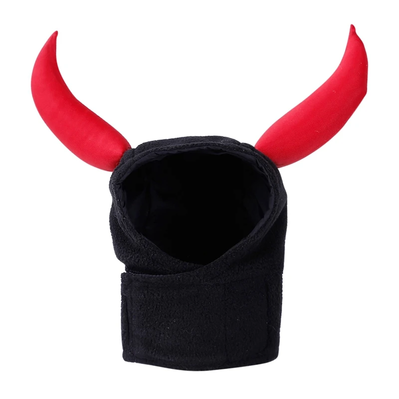 

Pet Cat Bull Devil Cosplay Headwear Puppy Dog Cat Cattle Horn Cap For Halloween Christmas Party Headband Dress Up Hat