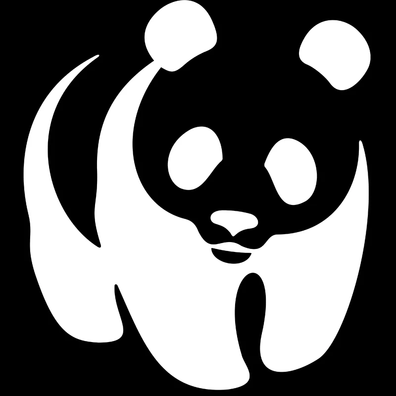 Забавная панда автомобильная наклейка Декоративная Виниловая для стайлинга