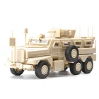 Сборная модель Cougar 6x6, модель 1:72, 4D, Молниеносная защита автомобиля, защита от засады, военные подарки для мальчиков