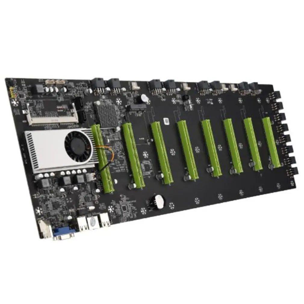 

BTC-D37 Multi-graphics 8 Card Host Plate Mining Machine Host Plate CPU 8xPCLE 16X Large Space Desktop Mining Host Plate