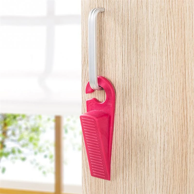 Tope de puerta antideslizante para ni&ntilde;os, Protector de seguridad para beb&eacute;s, conveniente dise&ntilde;o de rat&oacute;n, 1 unidad-3