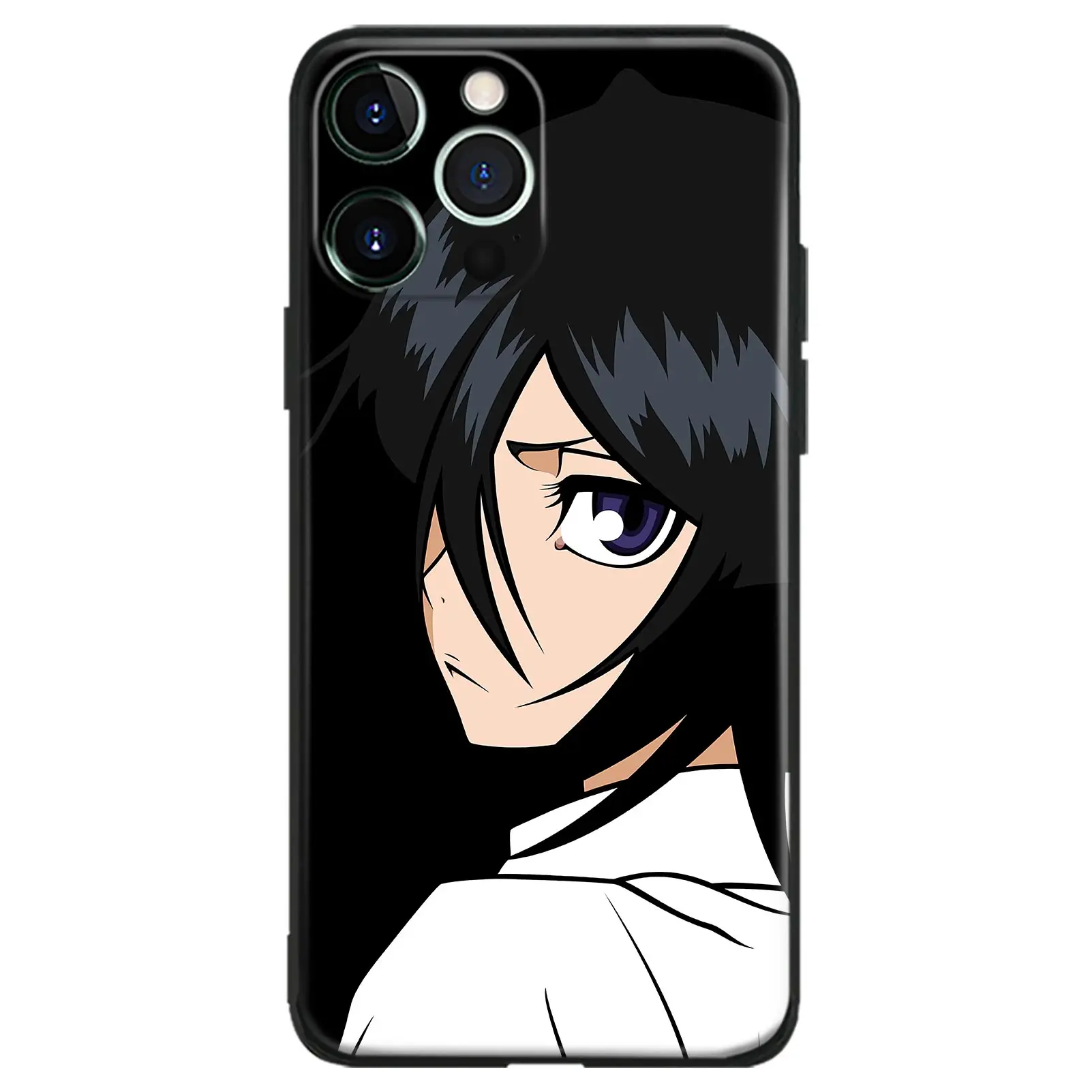 

Bleach Rukia Kuchiki Anime Phone Case for iPhone 13 12 11 Mini Pro XS Max 6s SE X XR 7 8 Plus Cover Soft Silicone Glass Shell