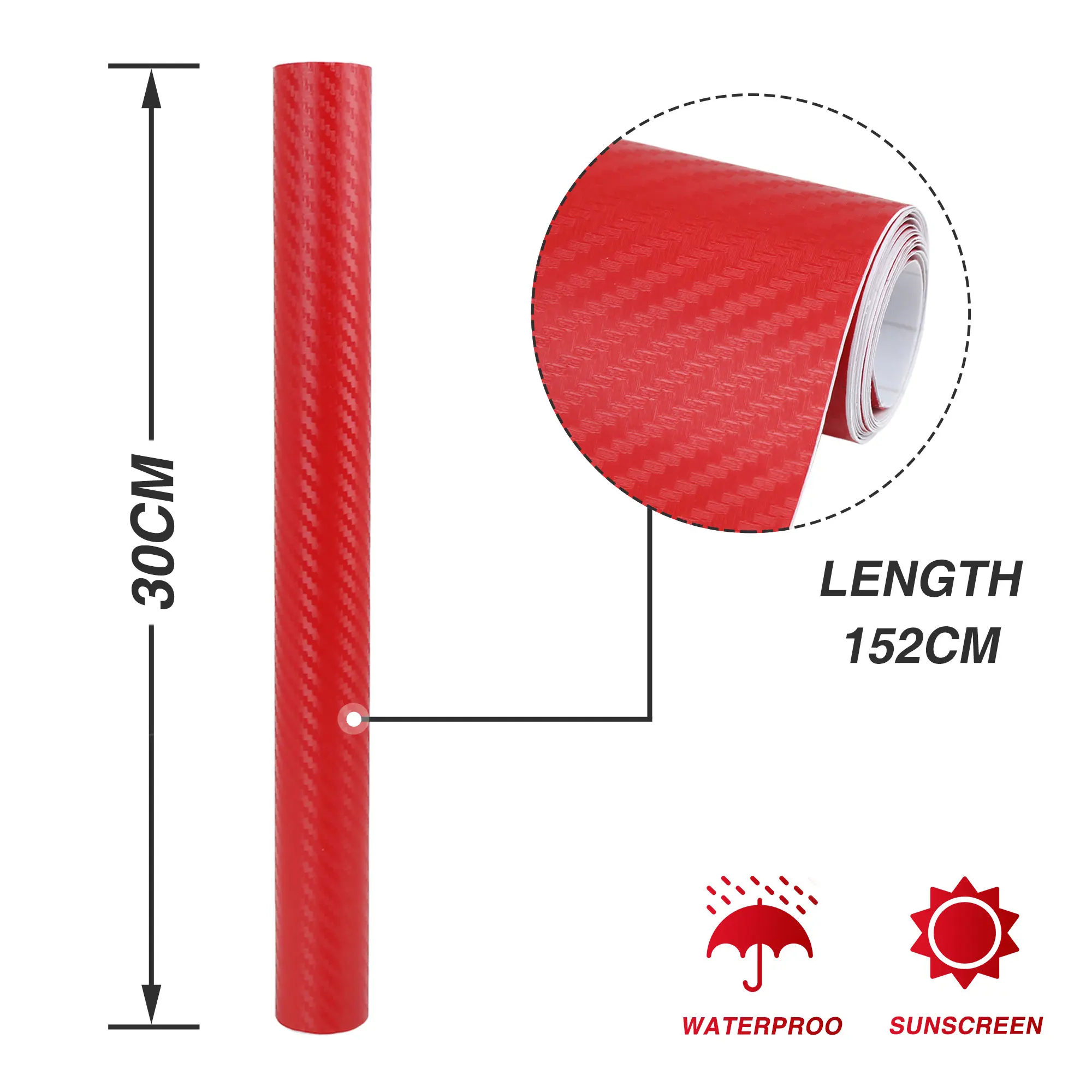 Углеродное волокно виниловая Автомобильная оберточная пленка рулон пленки