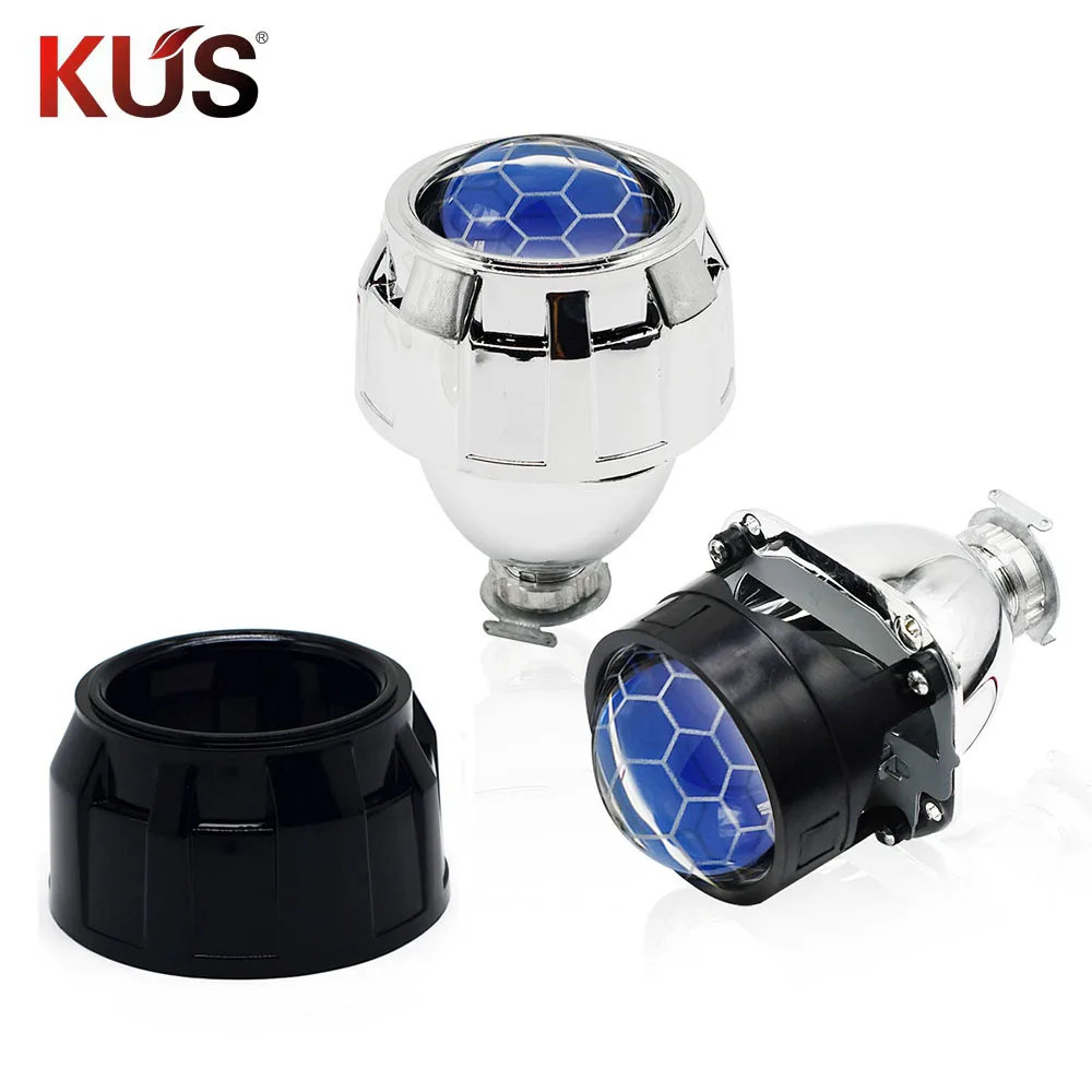 Комплект Ксеноновых линз для проектора 2 5 дюйма hid Биксеноновые линзы с кожухом