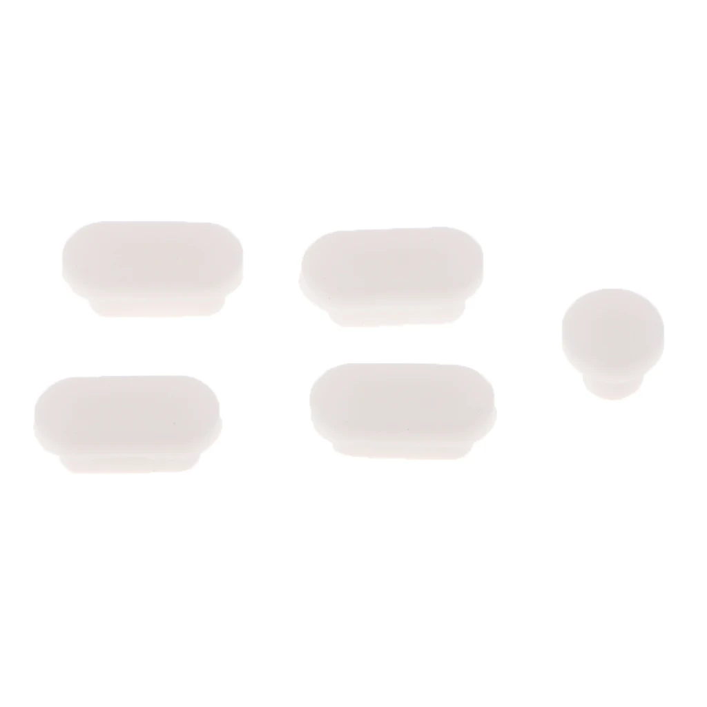 5 шт./компл. Защитная крышка для USB портов с защитой от пыли и заглушкой MacBook