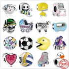 Бусины-шармы для браслета Pandora, серебро 925 пробы