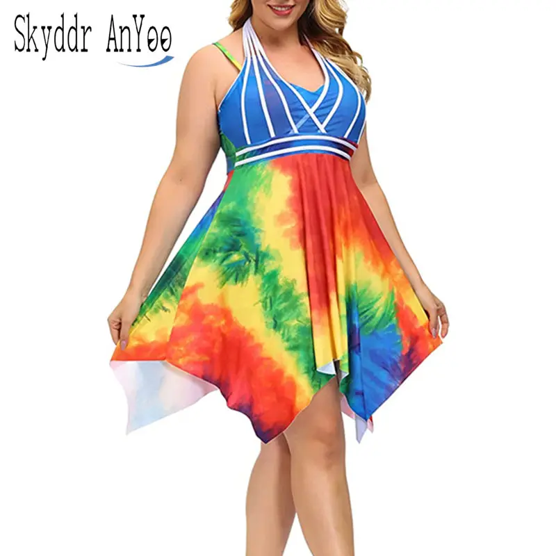 

Women's Swimsuit 2022 New Two-Piece Separate Suit Halter Beach Dress Swimwear Large Size Swimsuit For Women Push Up Bathing Suit