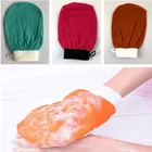 1 шт. скраб для ванны перчатки Отшелушивающий уход за телом для светло-рукавичка Массажная перчатка для отшелушивания Ванна Душ мыть горячей Аксессуары для ванной комнаты