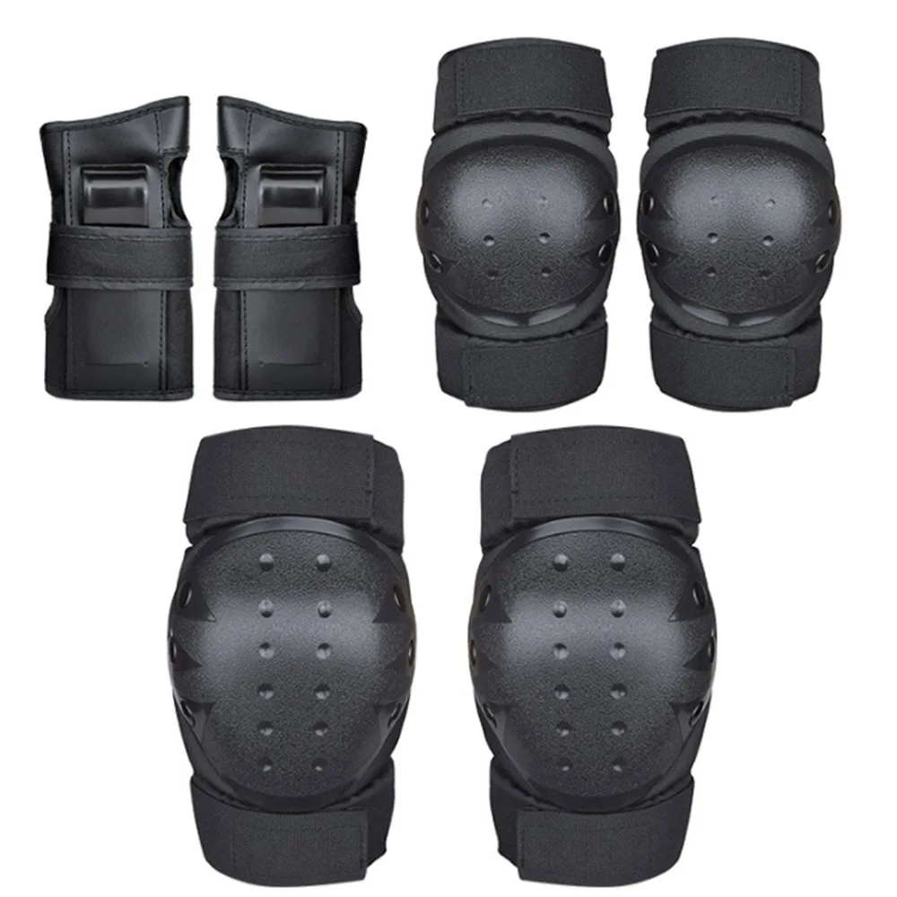 

Kids Protective Gear Set Sports Knee Pads Elbow Pads Hand Protectors for Skateboarding Cycling (- Size)