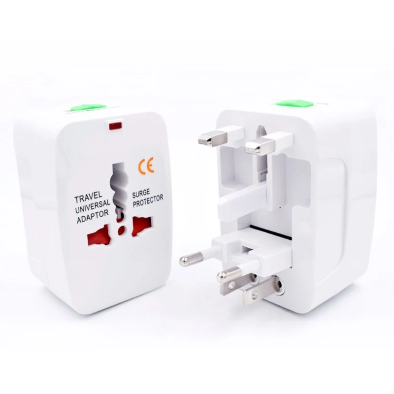 

Global Travel Adapter Plug Adaptor with EU US AU UK Plugs