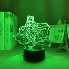3d-светодиодная лампа Genshin Impact, фигурка Sangonomiya Kokomi для спальни, Декор, подарок на день рождения, светодиодный ночсветильник Genshin Impact, игра
