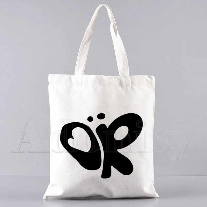 

Olivia Rodrigo Shopping Bag Print Original Design White Unisex Fashion Travel Canvas Bags