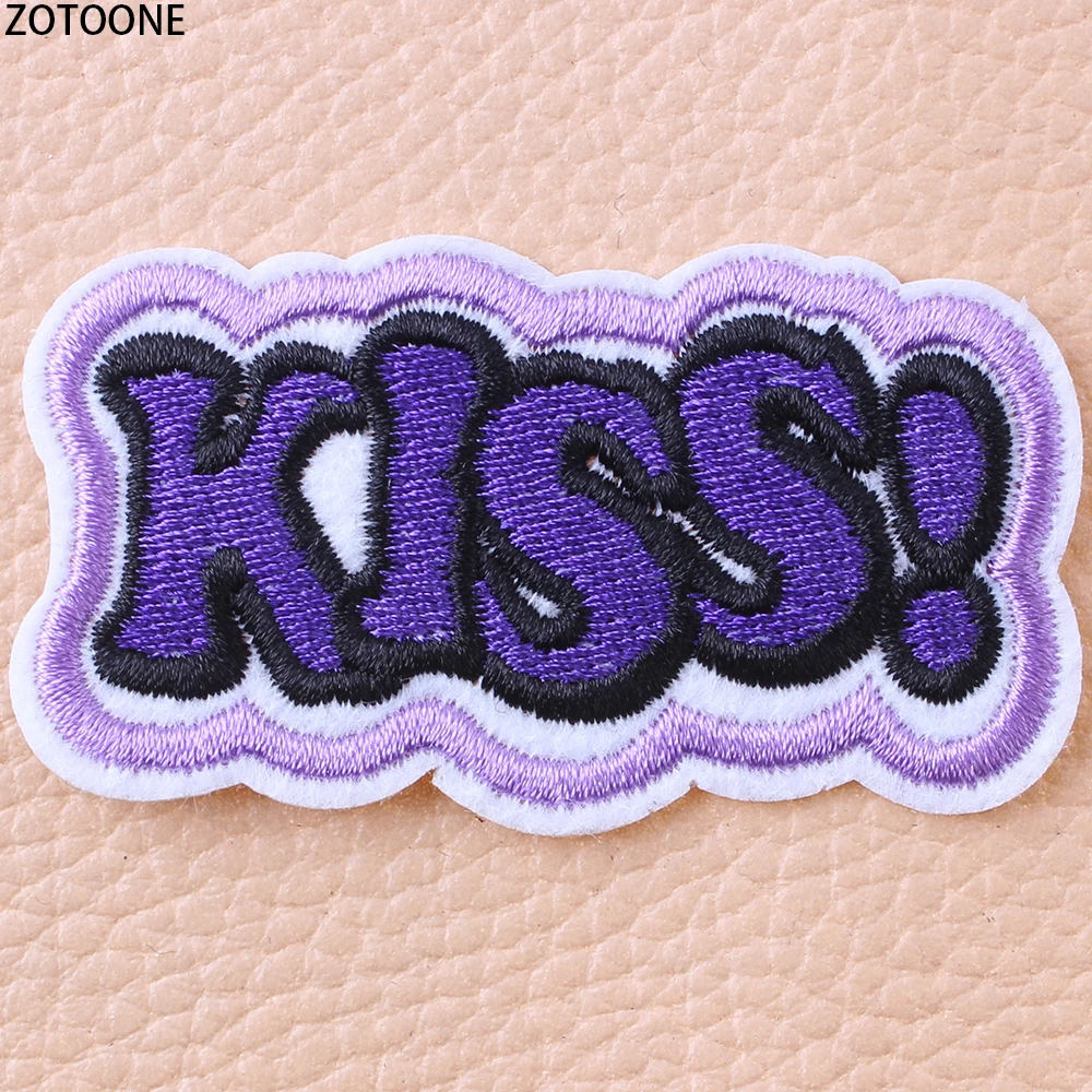 Нашивка ZOTOONE с блестками и надписями для одежды вышитые надписи сделай