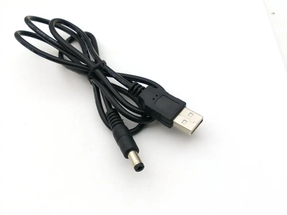 1 шт. 100 см кабель USB 2 0 А в 5 мм до мм/2 цилиндрический соединитель разъем зарядное