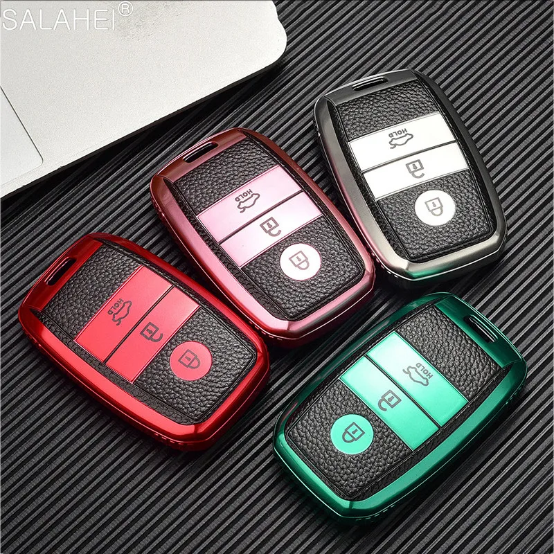 

Цветной ТПУ кожаный чехол для автомобильного смарт-ключа Крышка для Kia KX3/KX5/K3S/Рио/Kia Ceed/Cerato/Оптима/K5/Sportage/Sorento L72 автомобильные аксессуары
