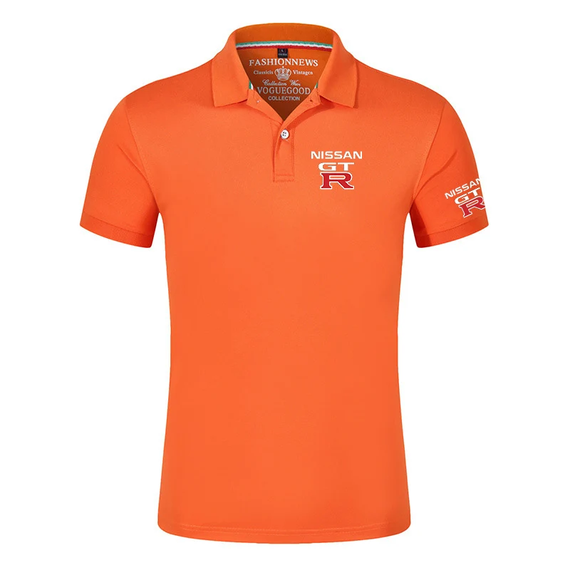 

2021NEW GTR Shirts Men Summer Short Sleeves TShirts Brand Classic Tees Male Cotton Casual customize Sport Tops