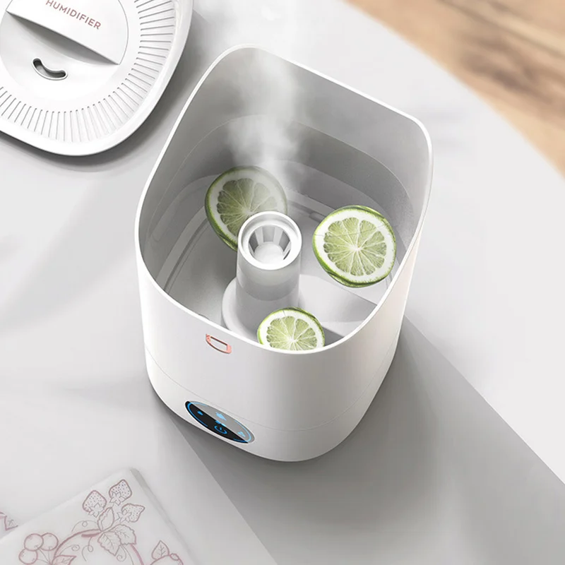 

Antibacterial Humidifier Double Nozzle Portable Touch Screen Control Automatic Power-off with Aromatherapy Function Humidifier