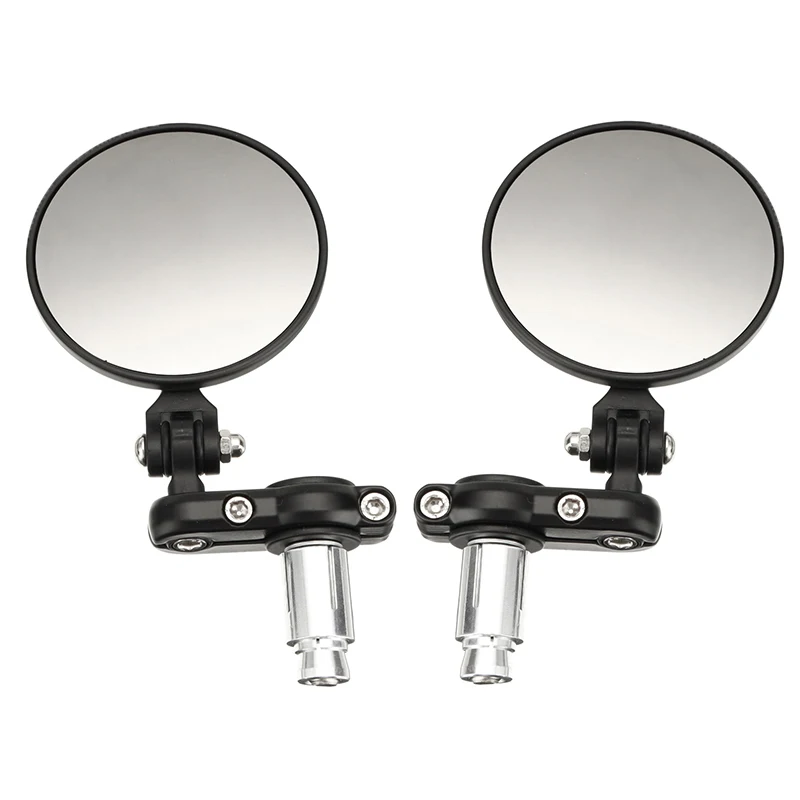 Универсальный мотоцикл Ручка Бар Конец боковые зеркала складной moto vespa зеркало