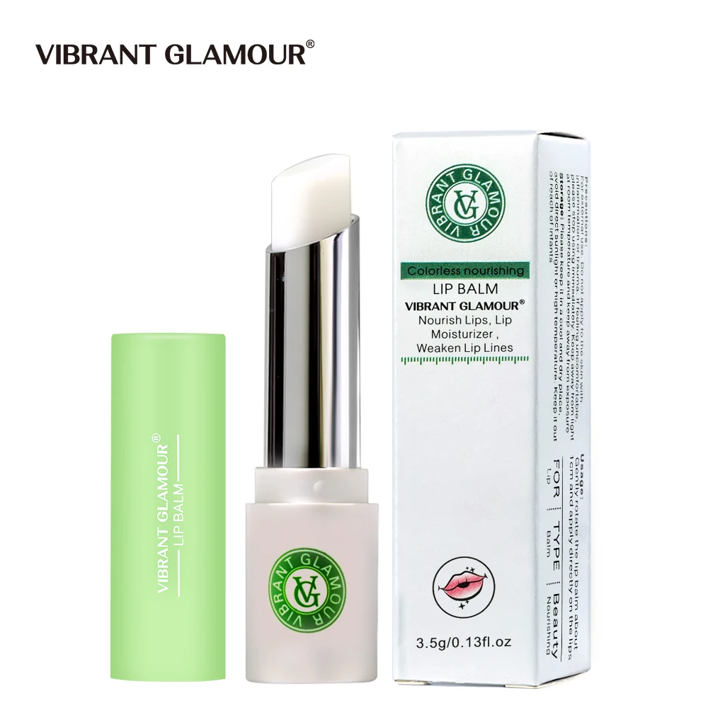 

VIBRANT GLAMOUR Lip Blam Plant Essence Nourishing Moisturizing Brightening Plump Lipstick Lighten Prevent Chapped Lip Deep Care