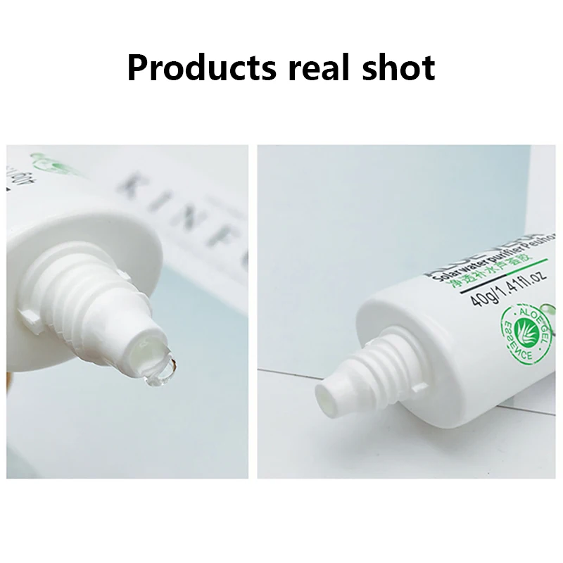 1 шт. натуральный алоэ вера Гладкий гель от Акне Отбеливающий Крем для лица всех