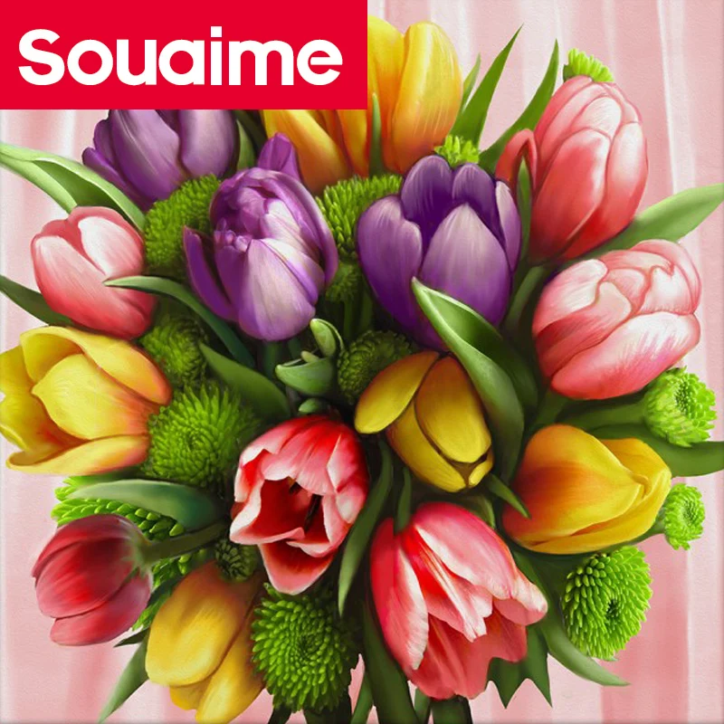 Полная квадратная/круглая алмазная живопись цветок фиолетовый 5D вышивка в