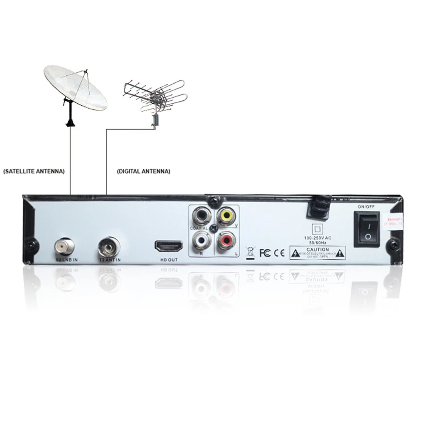 DVB-T2 DVB-S2 HD цифровой эфирный приемник телевизионный преобразователь DVB T2 + S2-цифра