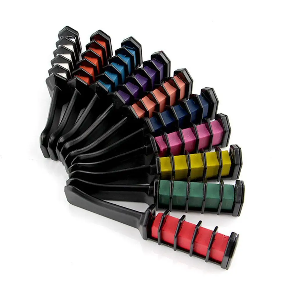 

Disposable Temporary Colorful Hair Dyeing Comb, Chalk For party Dye washable Cosplay, Stick, Comb makeup Dyeing P5T0