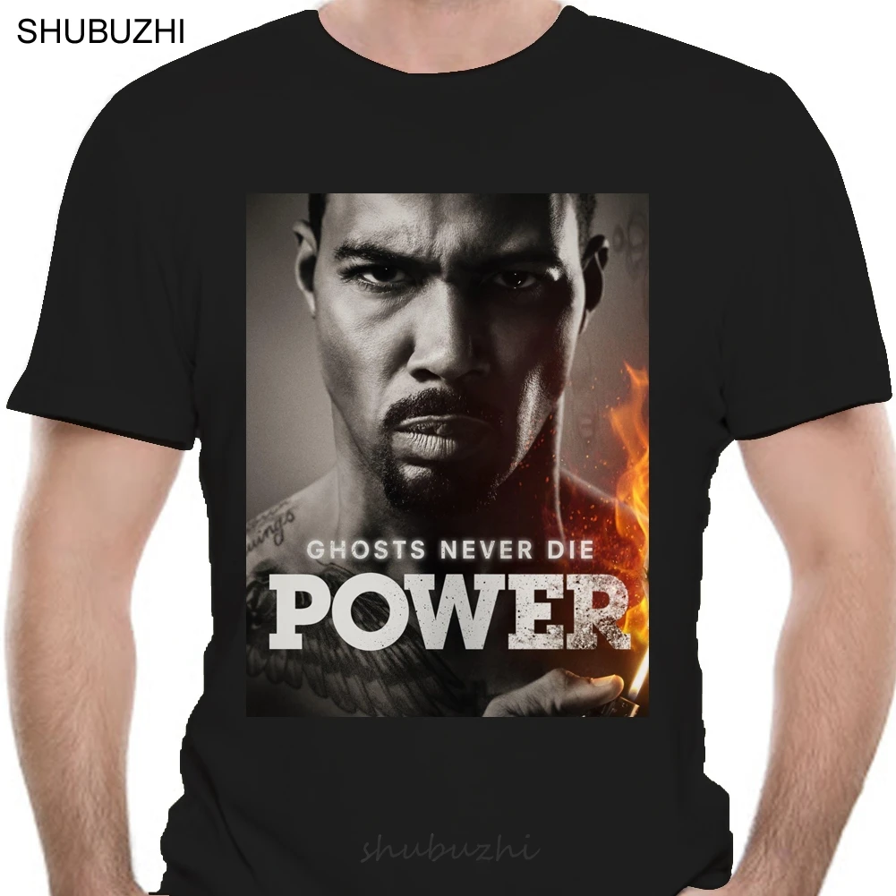 Футболка мужская из хлопка модная тенниска Power Ghost TV Series брендовая майка