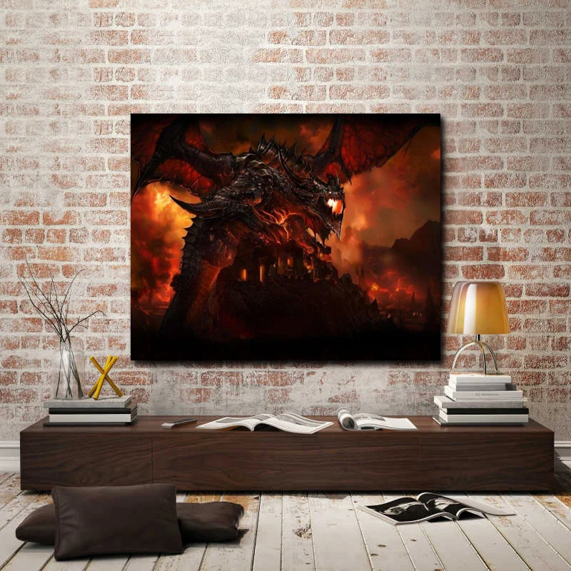 DIY картинки для раскраски по номерам с цветными драконами рисование картин