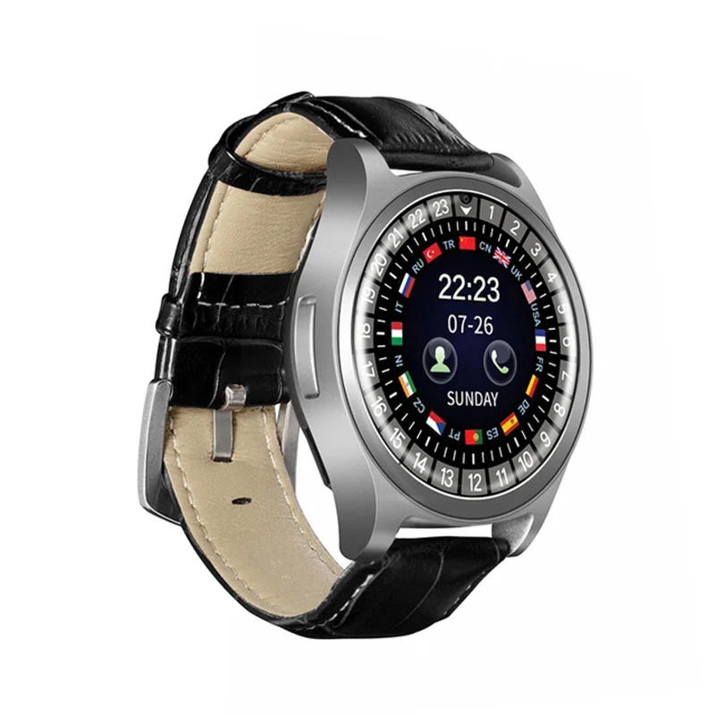 Смарт-часы с Bluetooth камера sim-картой шагомер напоминание о сидячем положении