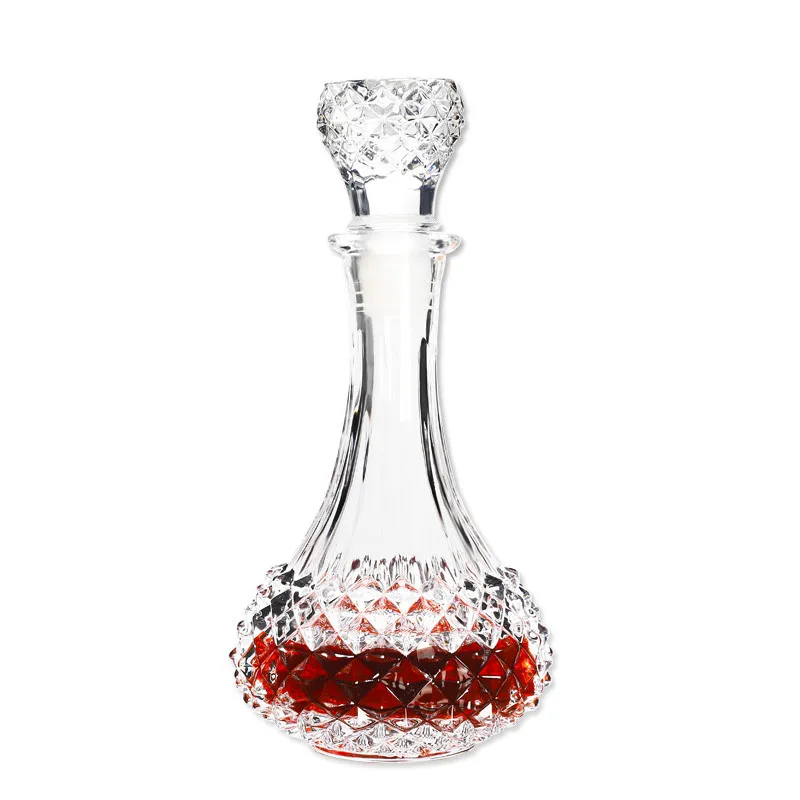 

transparent color home whiskey glass bottle party club wine whiskey Decanter 200901-03