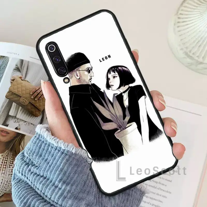 

Leon Matilda Natalie Portman LOVE Phone Case For Xiaomi Redmi 7 9t 9se k20 mi8 max3 lite 9 note 8 9s 10 pro