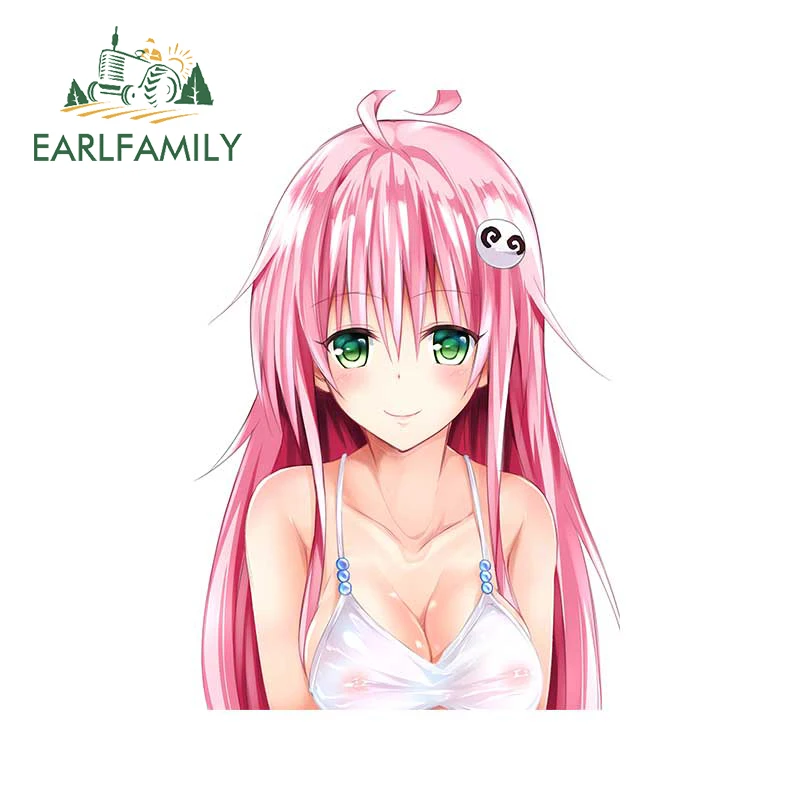 

EARLFAMILY 13 см x 8,9 см для Аниме Девушки автомобильные наклейки на окна Водонепроницаемая наклейка на багажник Campervan граффити солнцезащитный ноу...