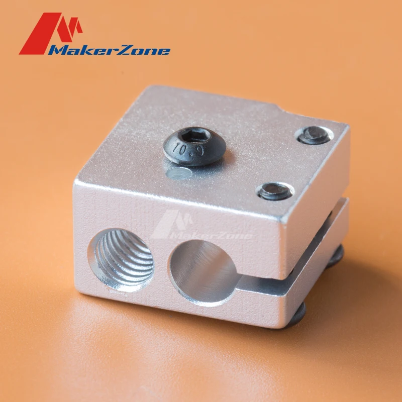 

10PCS Volcano Aluminium Heater Block For Print Head Hot End Heating Block 20x20x11.5 mm For 3D Printer