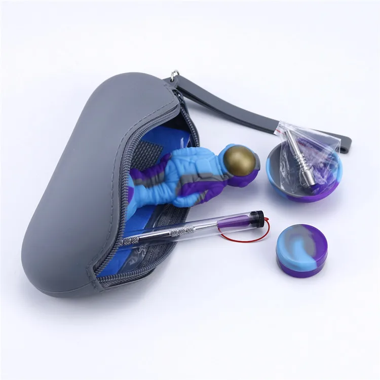 Набор трубок для табака Небьющийся силиконовый инструмент титановый ногтей в